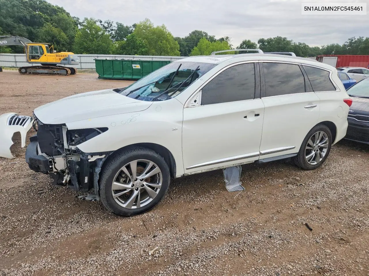 2015 Infiniti Qx60 Base VIN: 5N1AL0MN2FC545461 Lot: 58840096