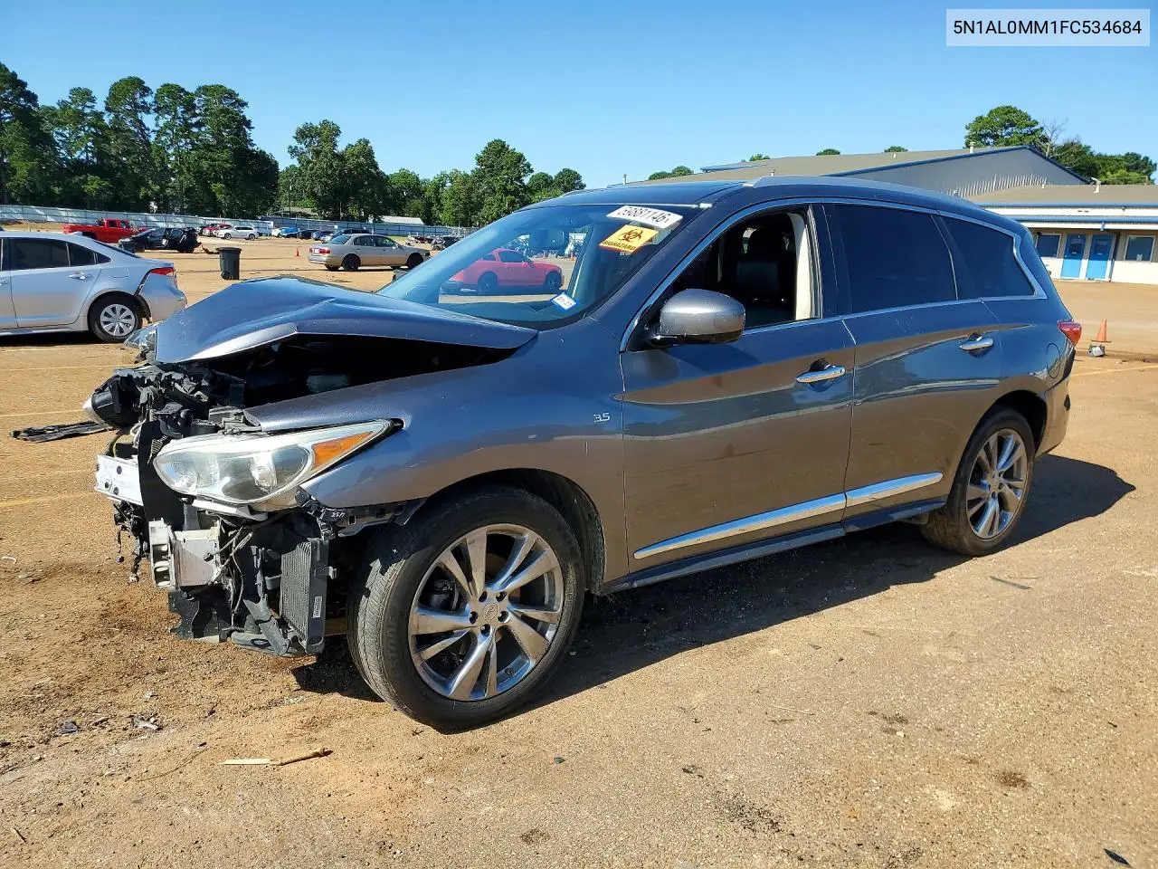 2015 Infiniti Qx60 Base VIN: 5N1AL0MM1FC534684 Lot: 59881146