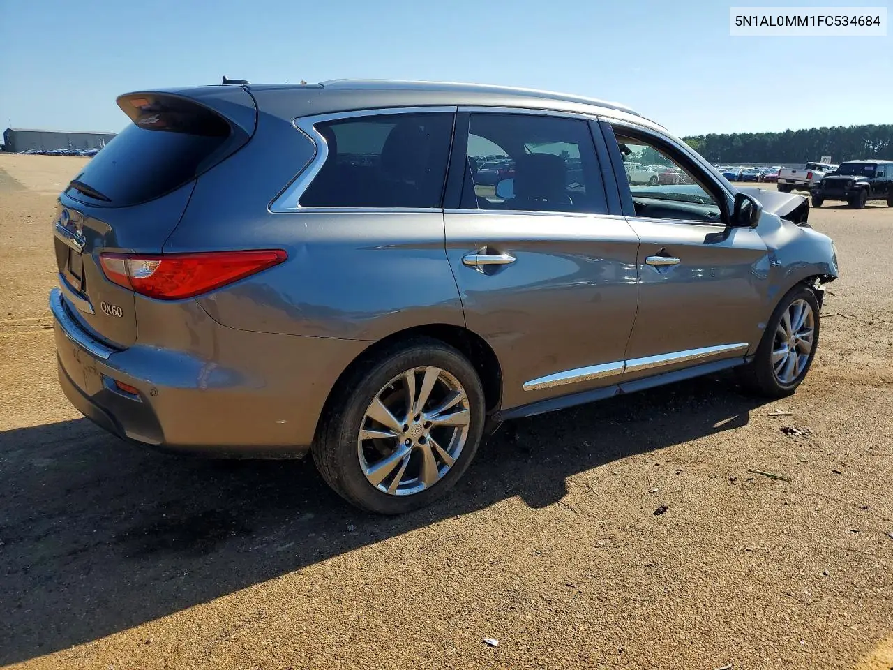 2015 Infiniti Qx60 Base VIN: 5N1AL0MM1FC534684 Lot: 59881146