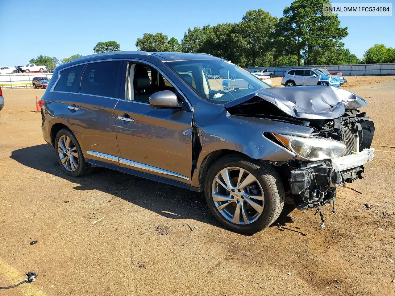 2015 Infiniti Qx60 Base VIN: 5N1AL0MM1FC534684 Lot: 59881146