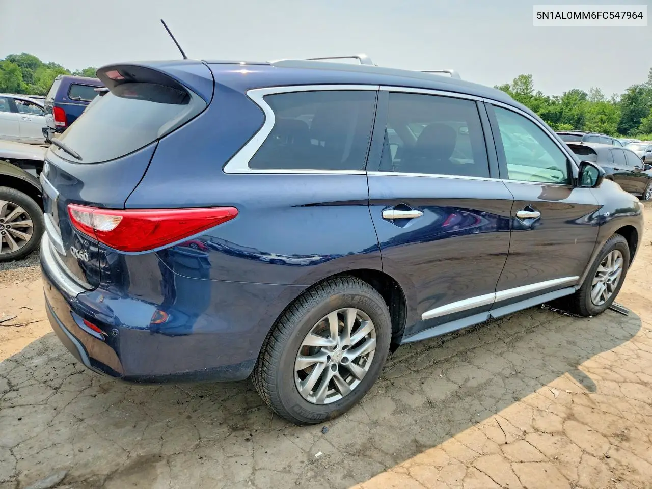 2015 Infiniti Qx60 Base VIN: 5N1AL0MM6FC547964 Lot: 60701836