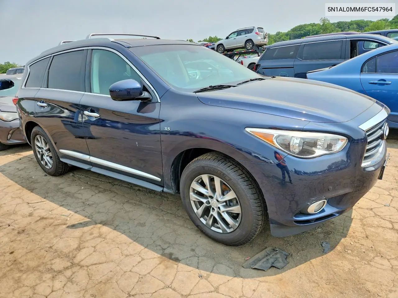 2015 Infiniti Qx60 Base VIN: 5N1AL0MM6FC547964 Lot: 60701836