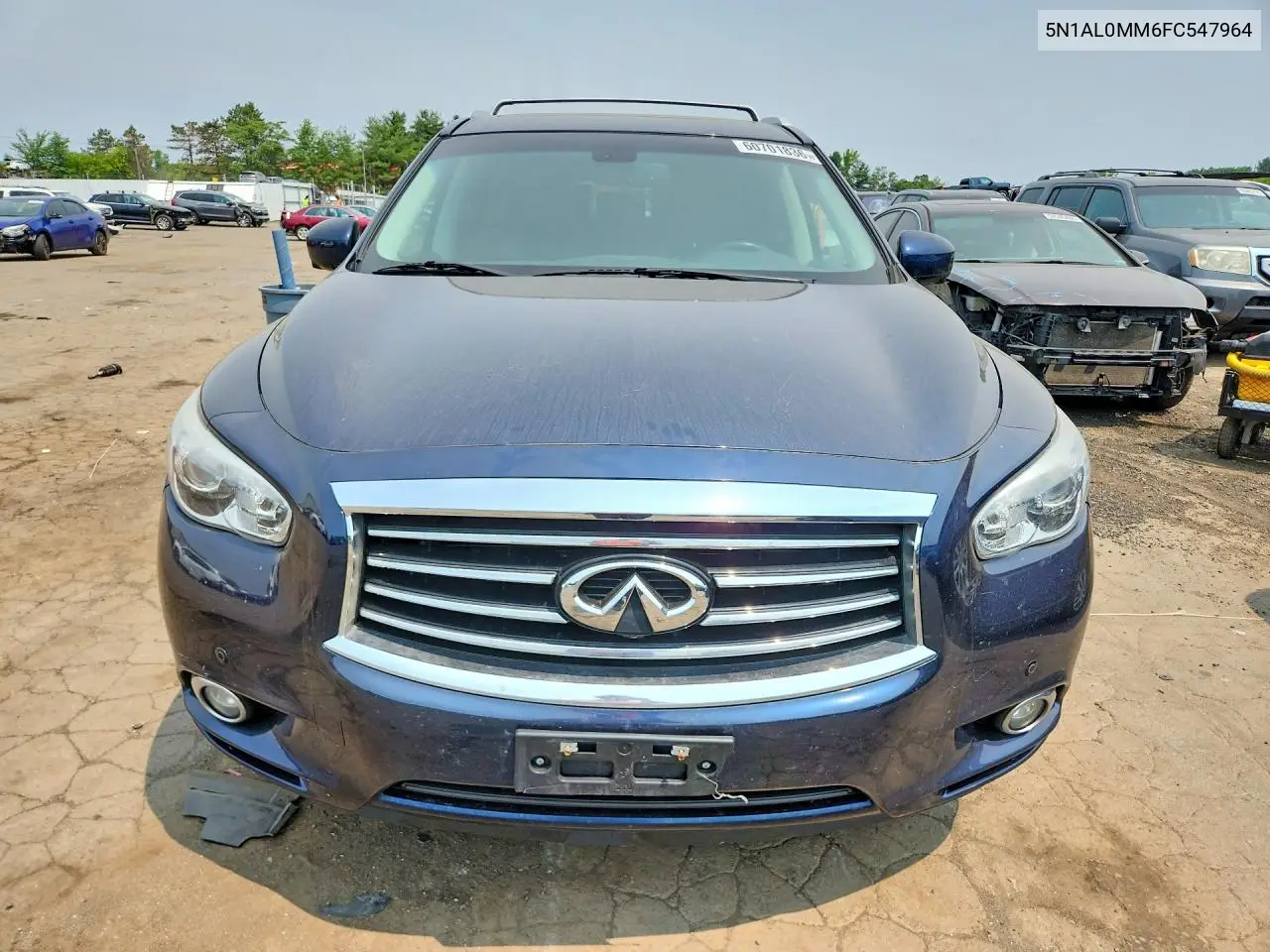 2015 Infiniti Qx60 Base VIN: 5N1AL0MM6FC547964 Lot: 60701836