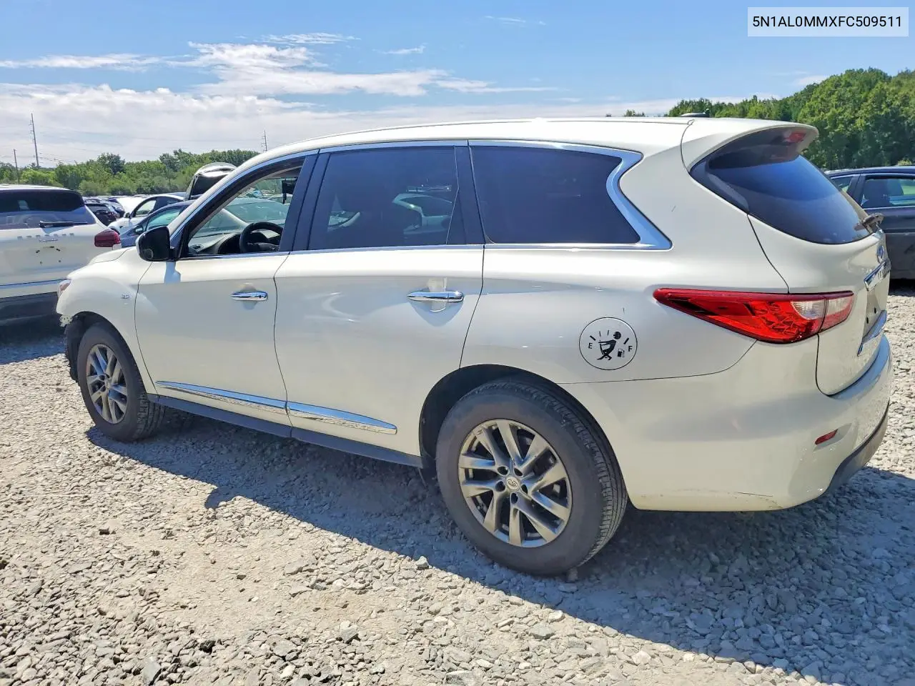 2015 Infiniti Qx60 Base VIN: 5N1AL0MMXFC509511 Lot: 61021246