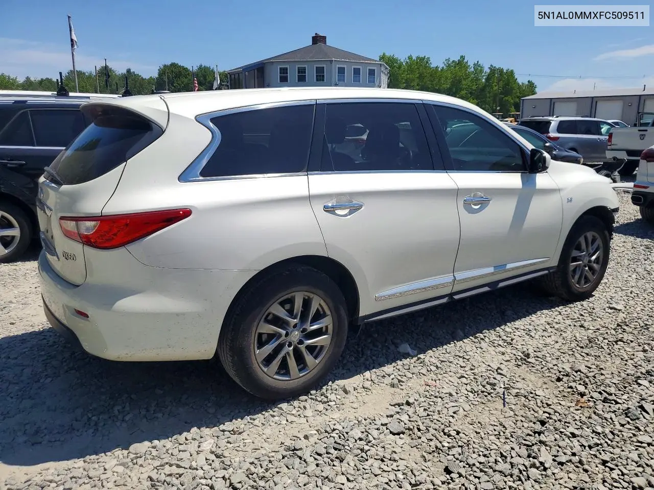 2015 Infiniti Qx60 Base VIN: 5N1AL0MMXFC509511 Lot: 61021246