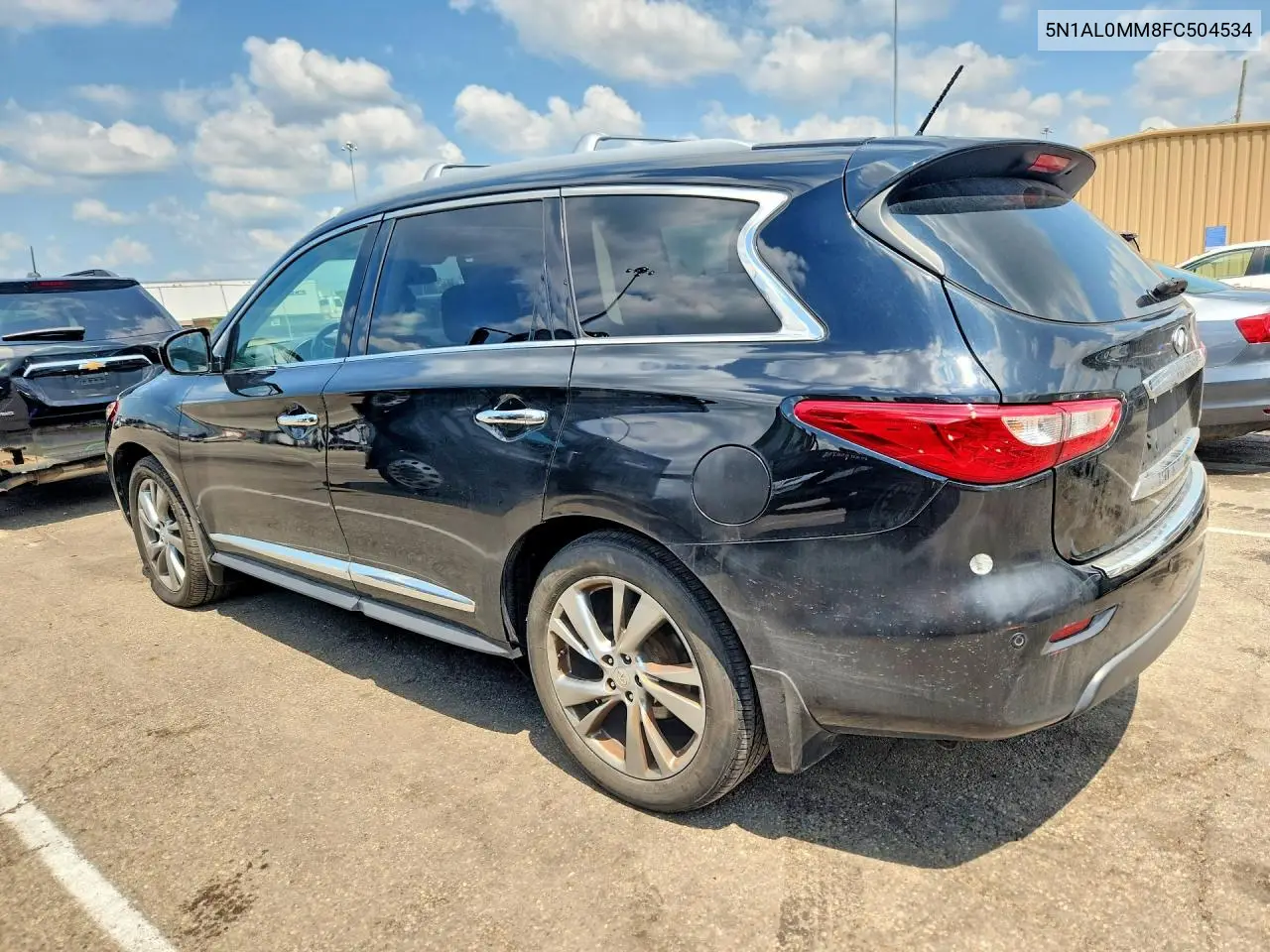 2015 Infiniti Qx60 Base VIN: 5N1AL0MM8FC504534 Lot: 61216896