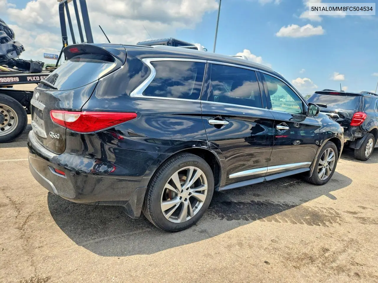 2015 Infiniti Qx60 Base VIN: 5N1AL0MM8FC504534 Lot: 61216896