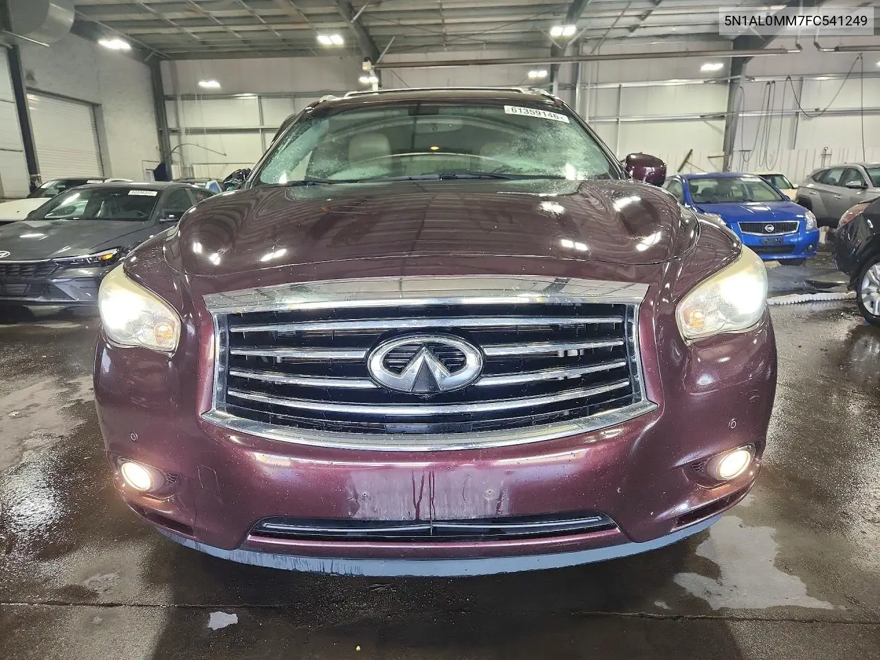 2015 Infiniti Qx60 Base VIN: 5N1AL0MM7FC541249 Lot: 61359146