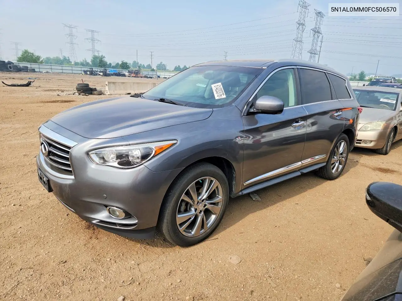 2015 Infiniti Qx60 VIN: 5N1AL0MM0FC506570 Lot: 61420376