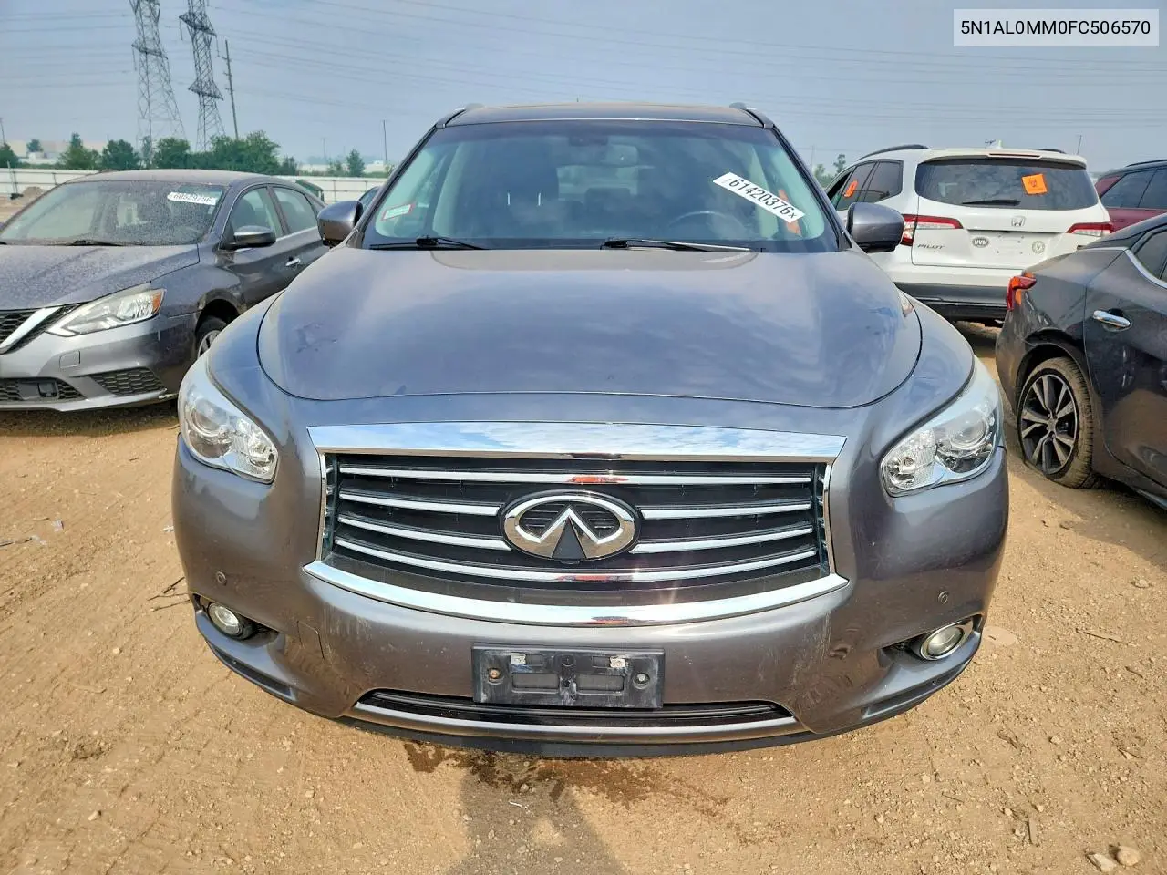 2015 Infiniti Qx60 VIN: 5N1AL0MM0FC506570 Lot: 61420376