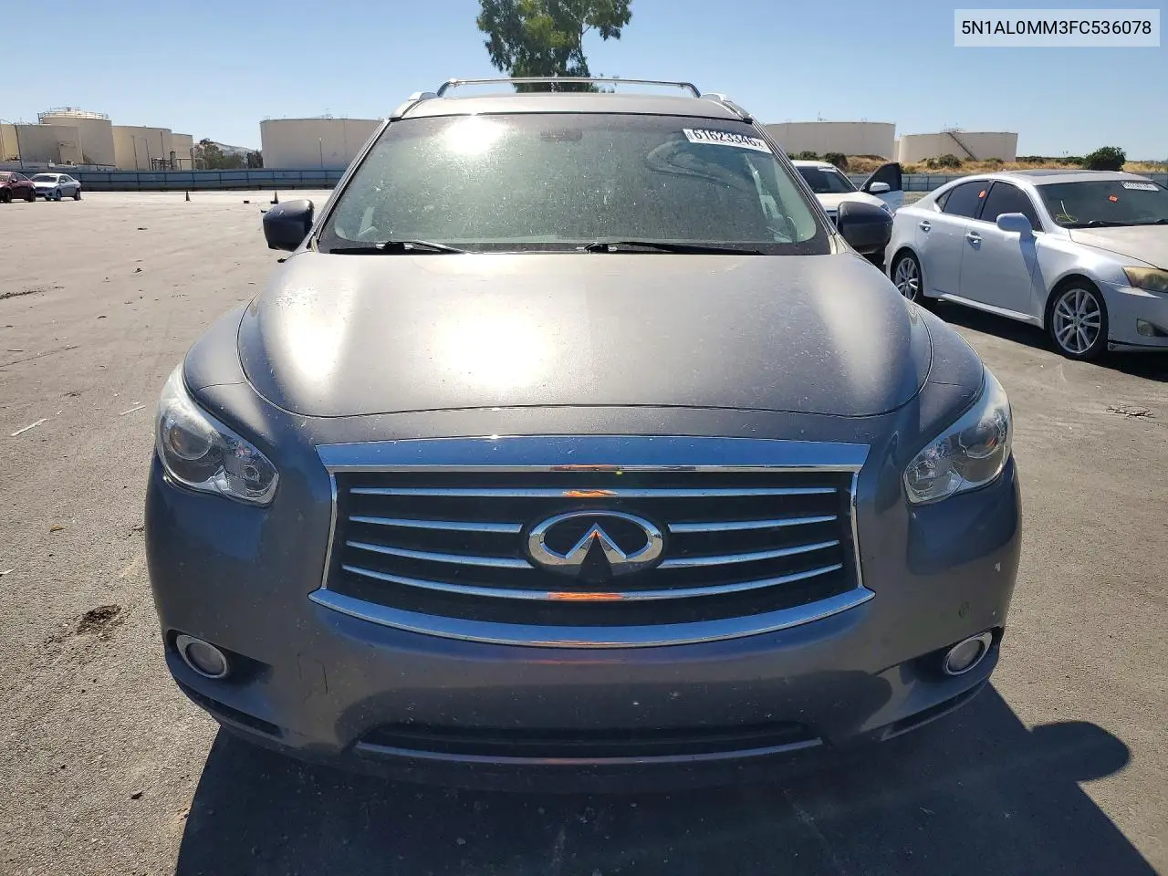 2015 Infiniti Qx60 VIN: 5N1AL0MM3FC536078 Lot: 61623346