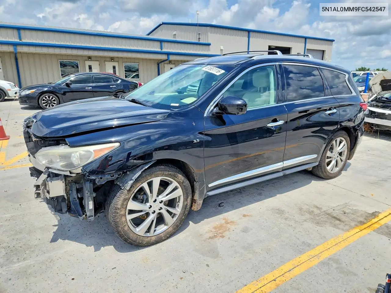 2015 Infiniti Qx60 Base VIN: 5N1AL0MM9FC542547 Lot: 61651116
