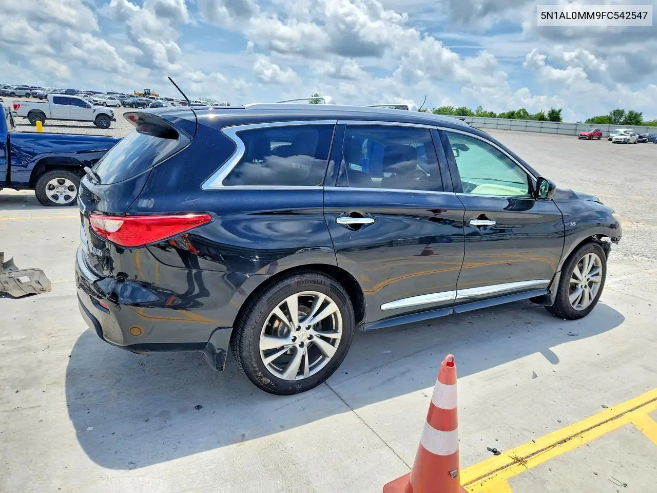 2015 Infiniti Qx60 Base VIN: 5N1AL0MM9FC542547 Lot: 61651116