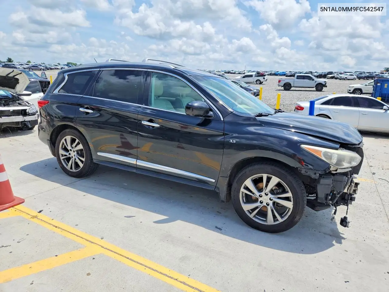 2015 Infiniti Qx60 Base VIN: 5N1AL0MM9FC542547 Lot: 61651116
