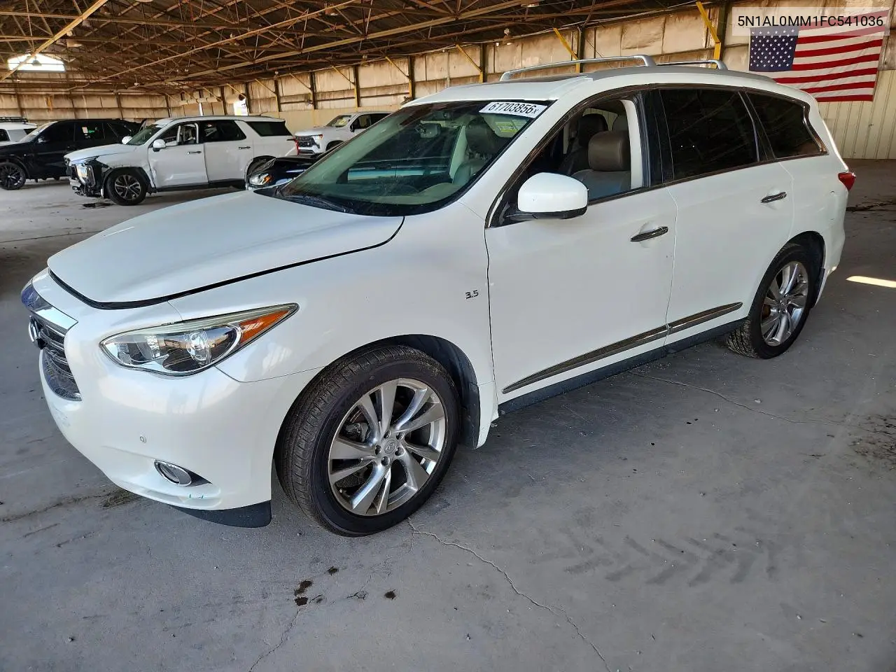 2015 Infiniti Qx60 Base VIN: 5N1AL0MM1FC541036 Lot: 61703856