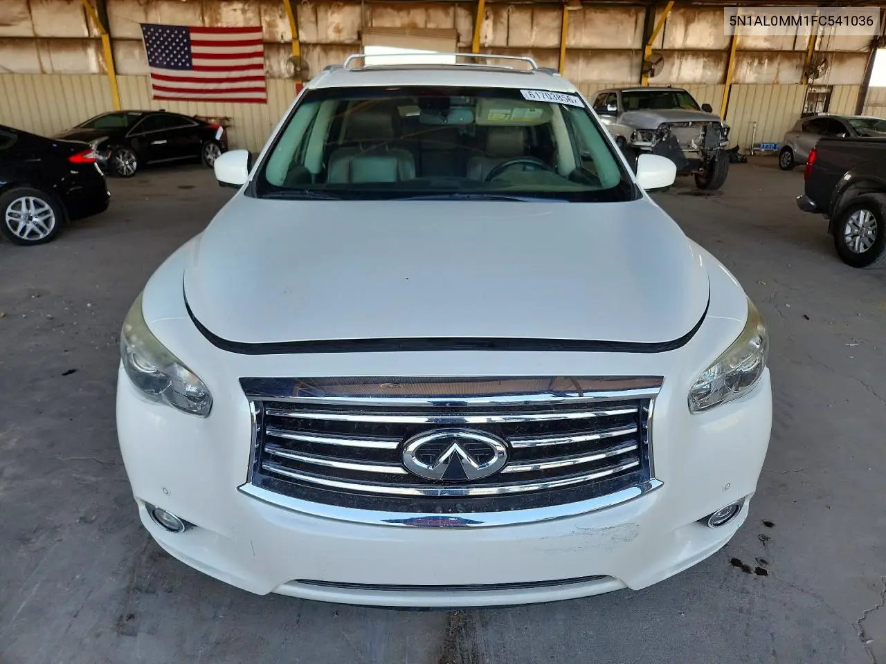 2015 Infiniti Qx60 Base VIN: 5N1AL0MM1FC541036 Lot: 61703856