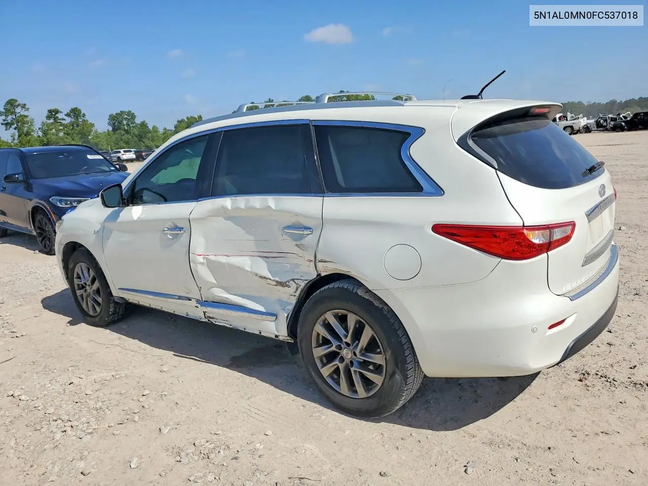 2015 Infiniti Qx60 Base VIN: 5N1AL0MN0FC537018 Lot: 61800646