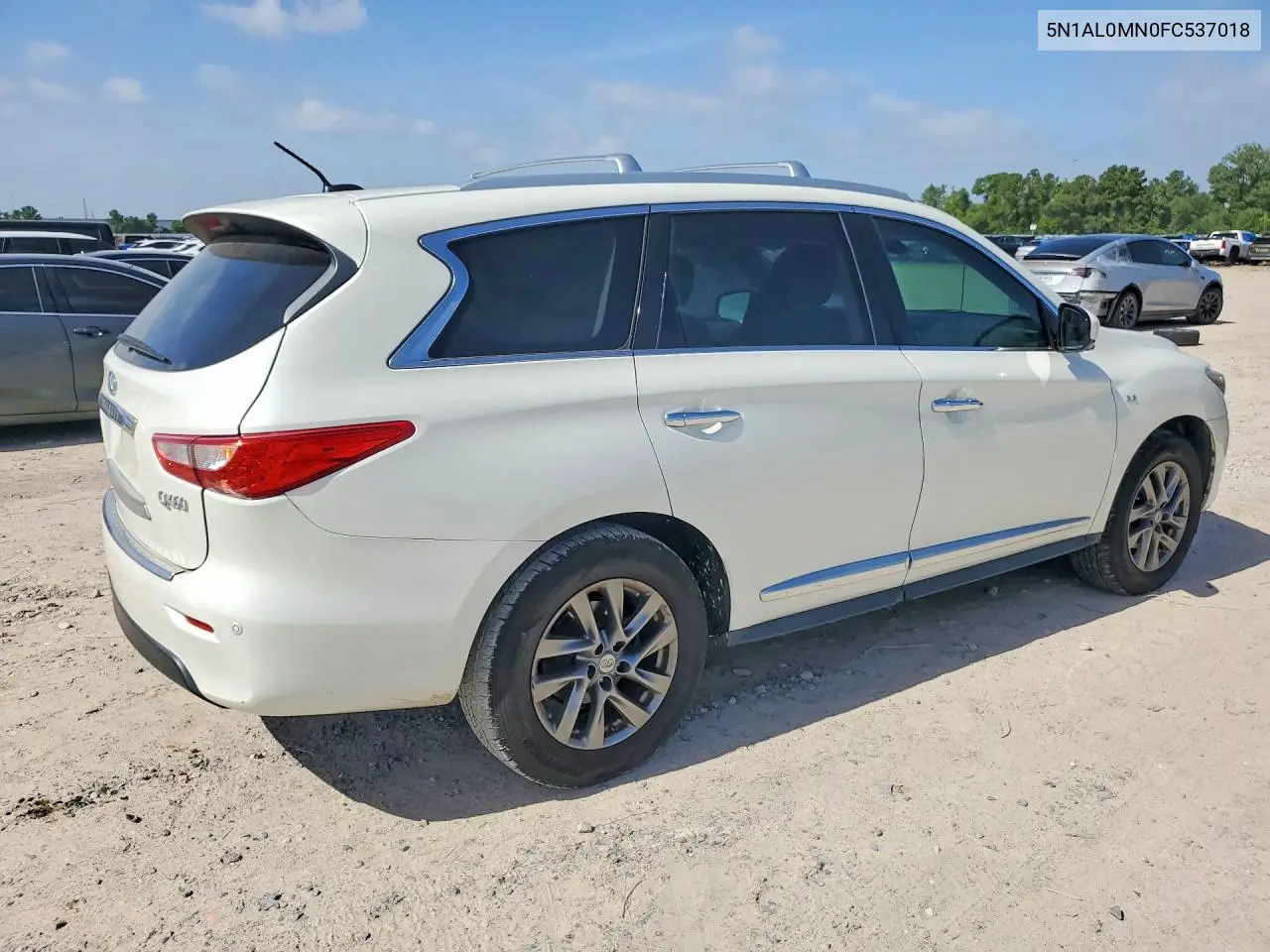 2015 Infiniti Qx60 Base VIN: 5N1AL0MN0FC537018 Lot: 61800646