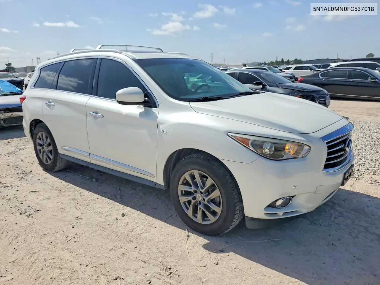 2015 Infiniti Qx60 Base VIN: 5N1AL0MN0FC537018 Lot: 61800646