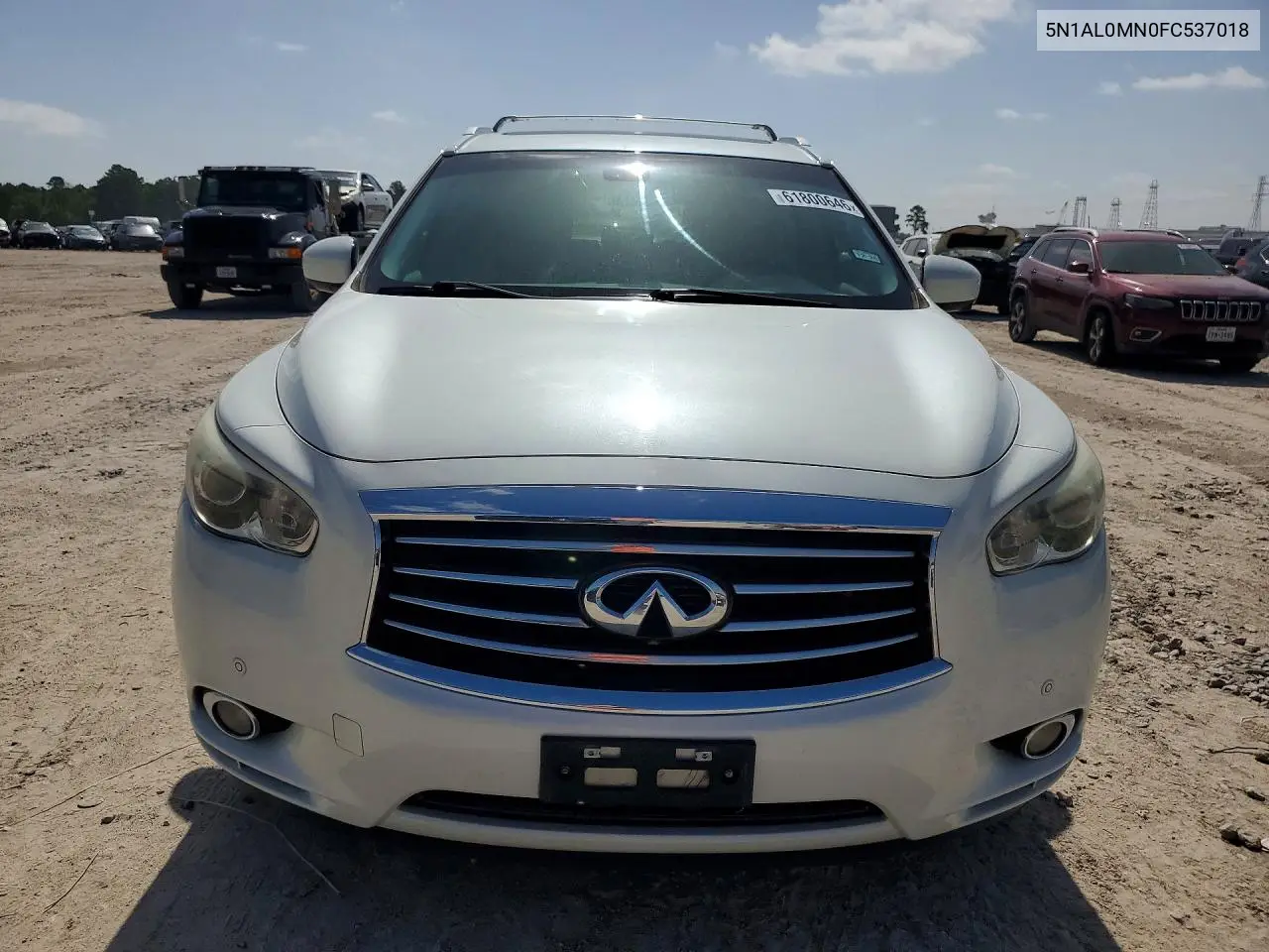 2015 Infiniti Qx60 Base VIN: 5N1AL0MN0FC537018 Lot: 61800646