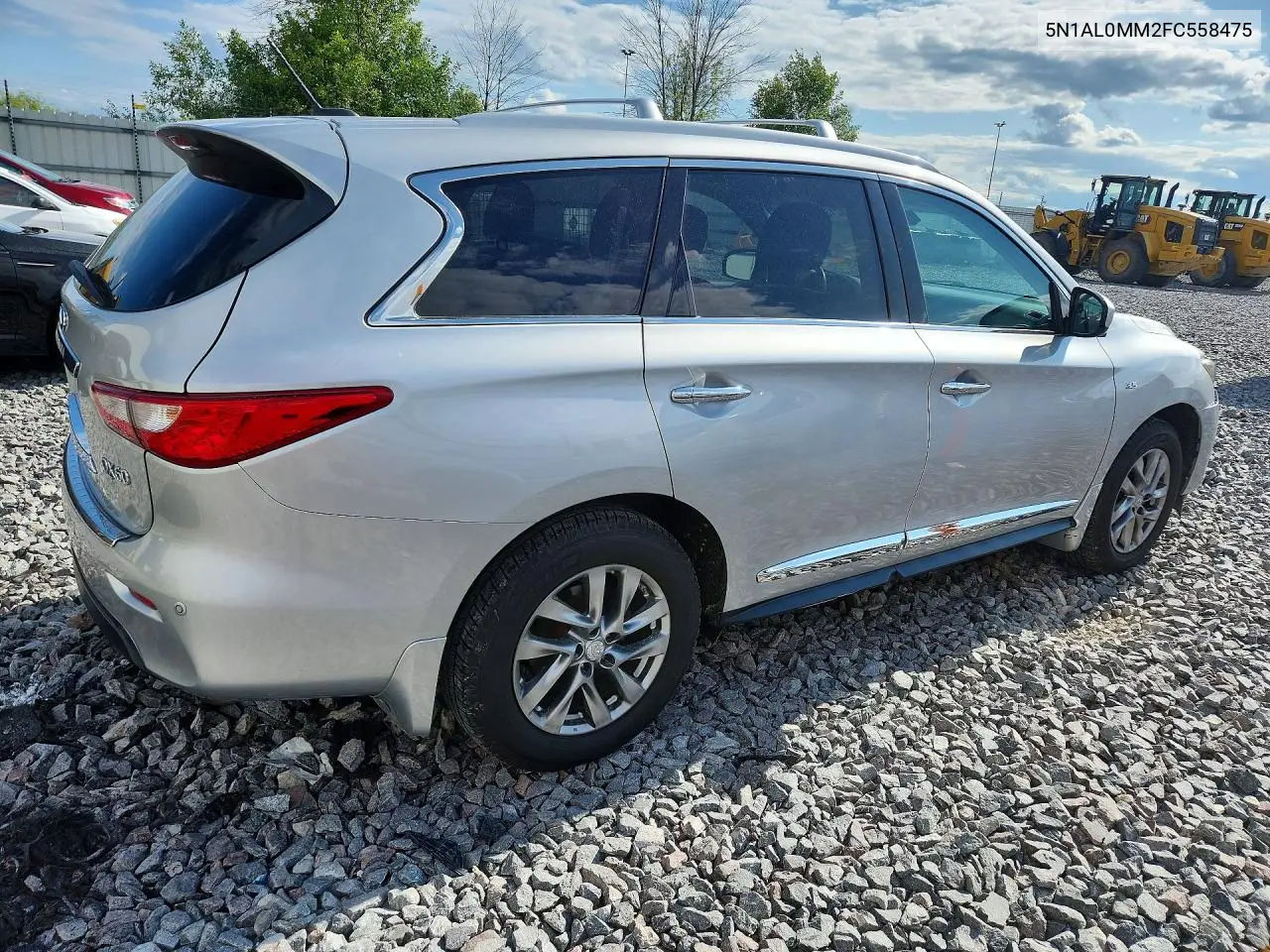 2015 Infiniti Qx60 Base VIN: 5N1AL0MM2FC558475 Lot: 62163176