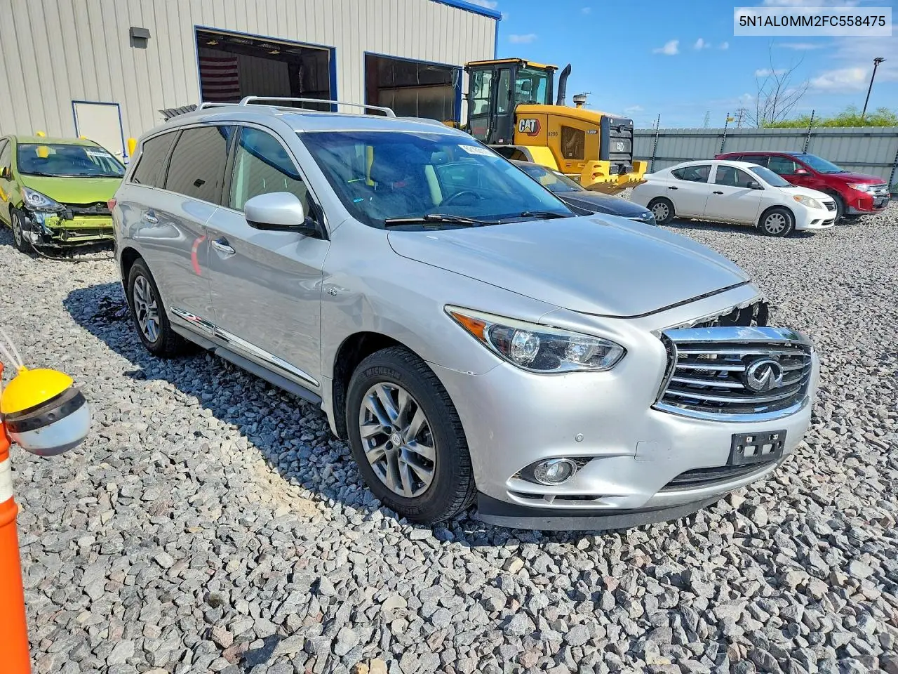 2015 Infiniti Qx60 Base VIN: 5N1AL0MM2FC558475 Lot: 62163176