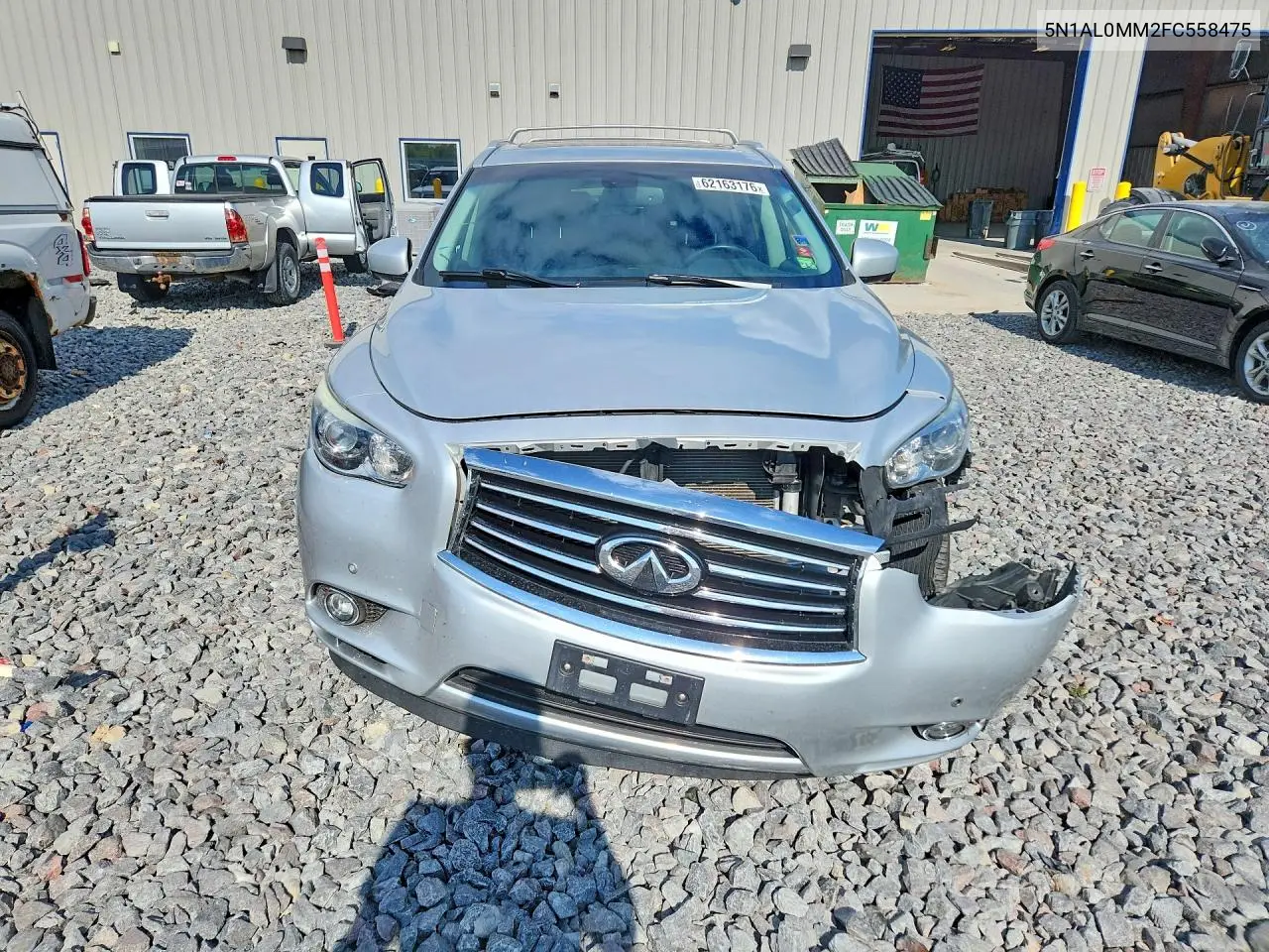2015 Infiniti Qx60 Base VIN: 5N1AL0MM2FC558475 Lot: 62163176