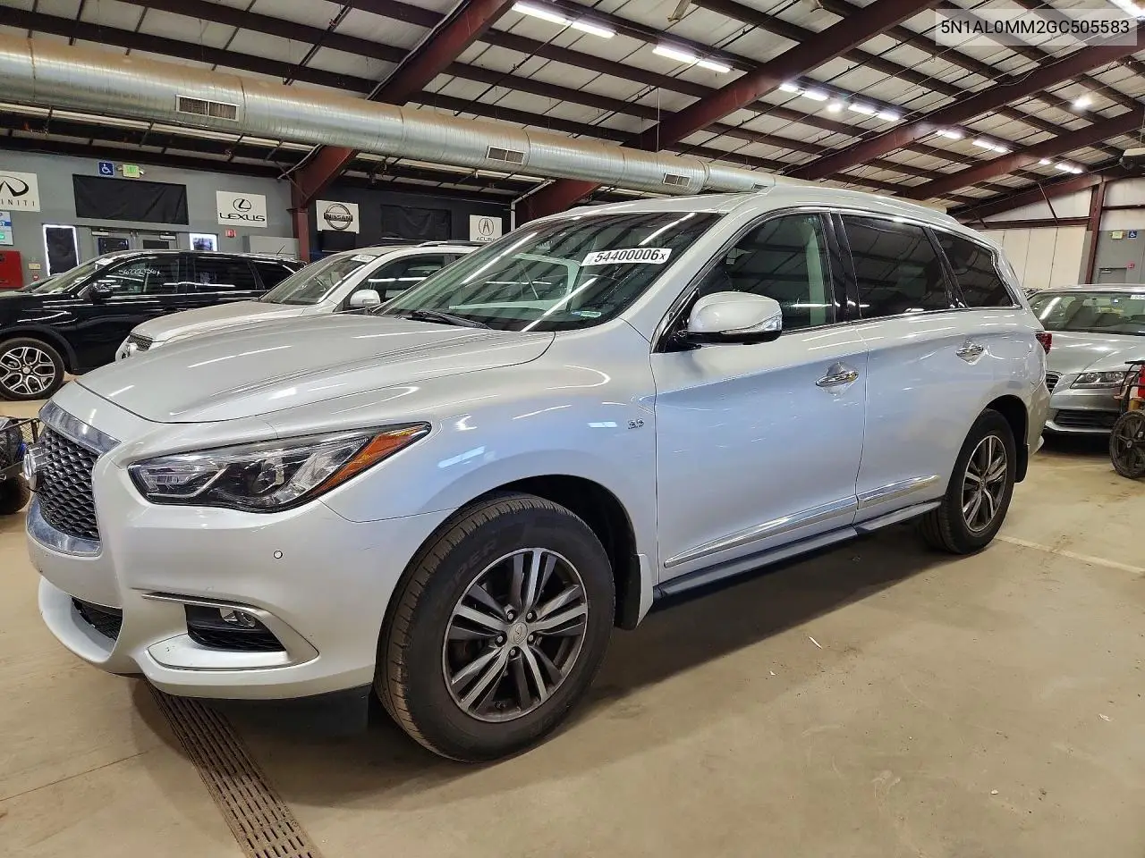 2016 Infiniti Qx60 Base VIN: 5N1AL0MM2GC505583 Lot: 54400006