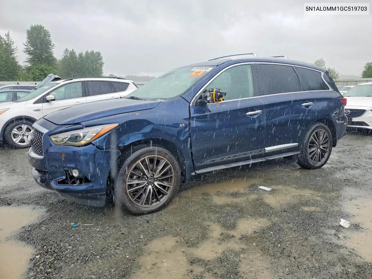 2016 Infiniti Qx60 Base VIN: 5N1AL0MM1GC519703 Lot: 55959266