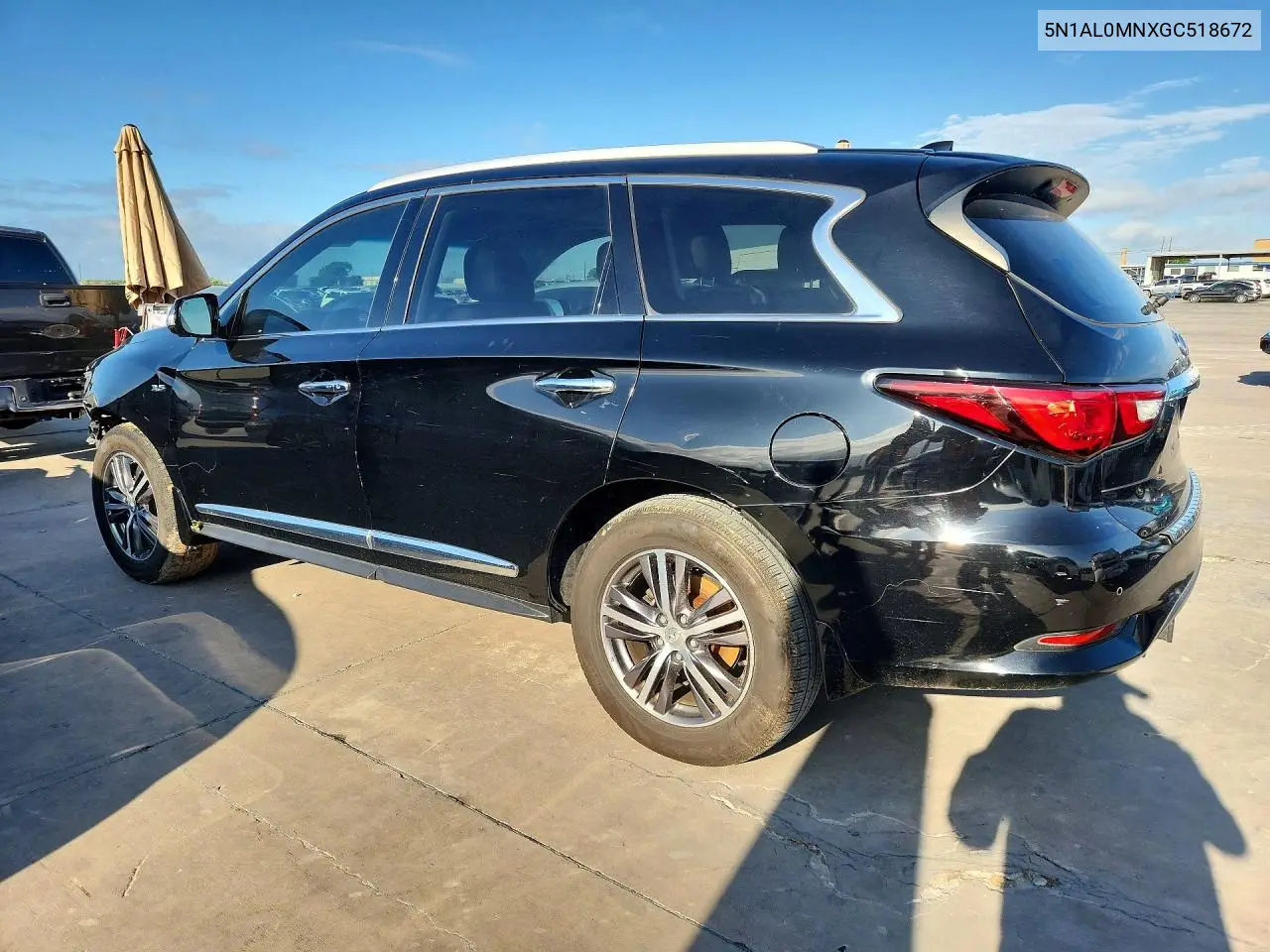 2016 Infiniti Qx60 VIN: 5N1AL0MNXGC518672 Lot: 56647016
