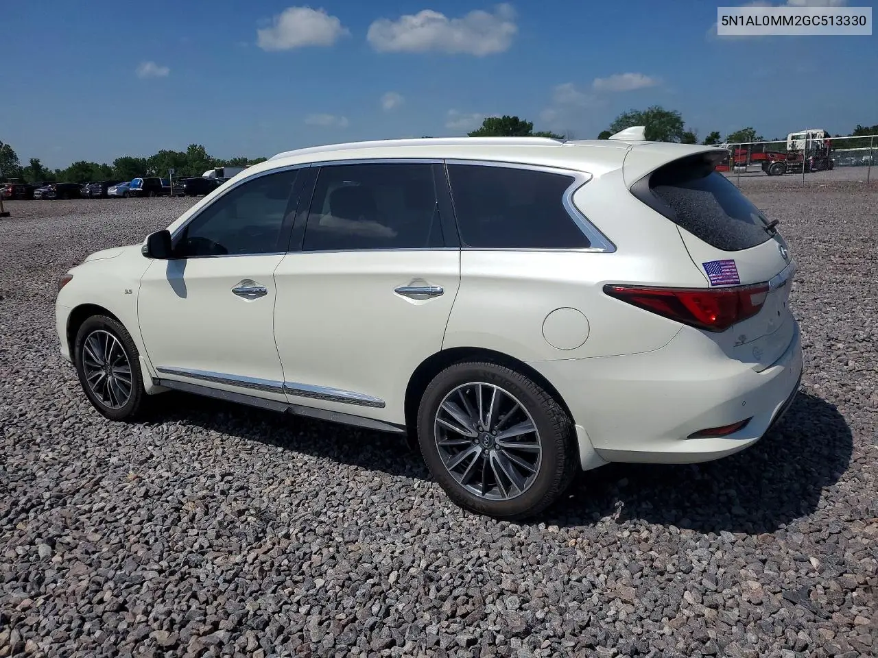 2016 Infiniti Qx60 VIN: 5N1AL0MM2GC513330 Lot: 58998376