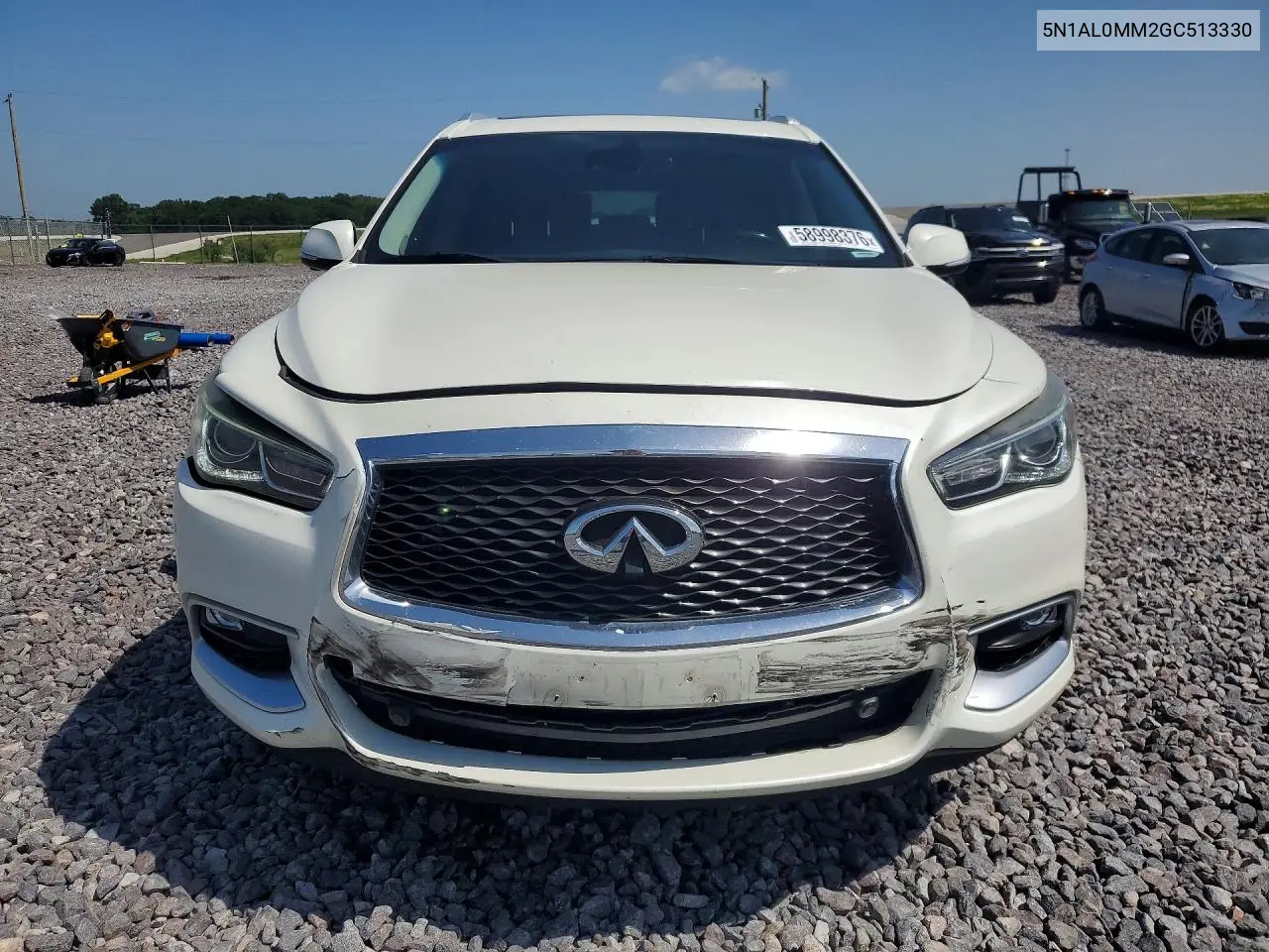 2016 Infiniti Qx60 VIN: 5N1AL0MM2GC513330 Lot: 58998376