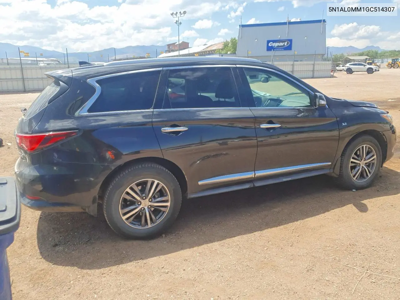 2016 Infiniti Qx60 Base VIN: 5N1AL0MM1GC514307 Lot: 59256806