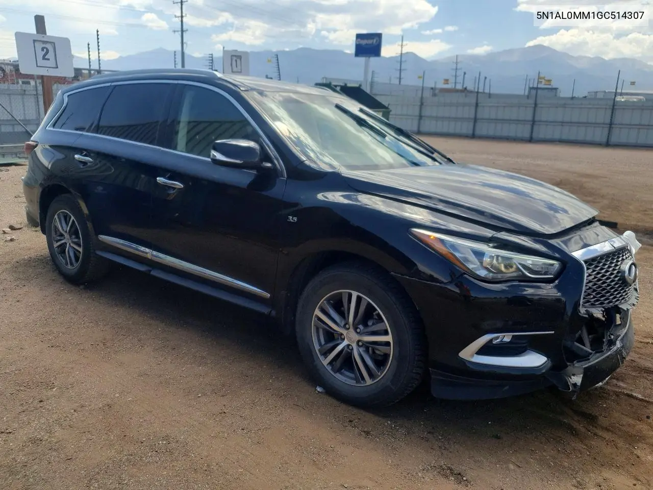2016 Infiniti Qx60 Base VIN: 5N1AL0MM1GC514307 Lot: 59256806