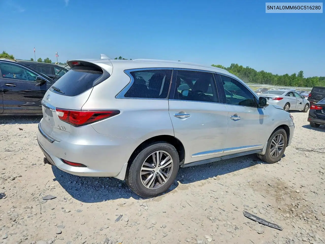 2016 Infiniti Qx60 Base VIN: 5N1AL0MM6GC516280 Lot: 60070056