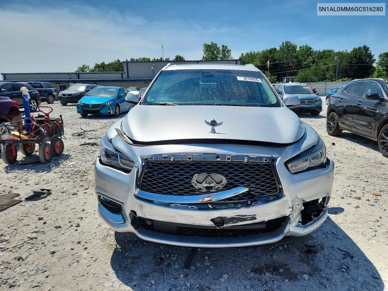 2016 Infiniti Qx60 Base VIN: 5N1AL0MM6GC516280 Lot: 60070056