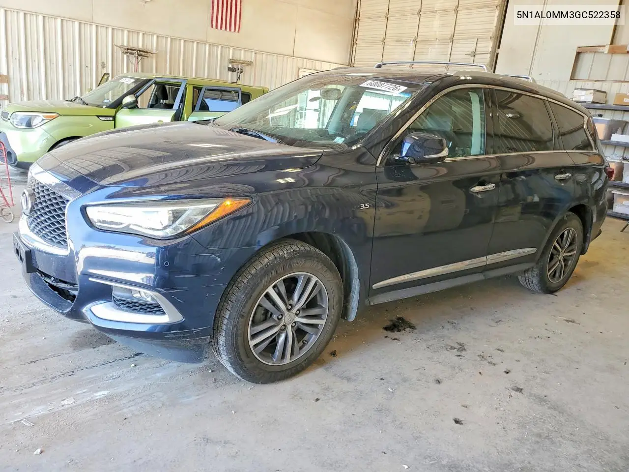 2016 Infiniti Qx60 Base VIN: 5N1AL0MM3GC522358 Lot: 60087726
