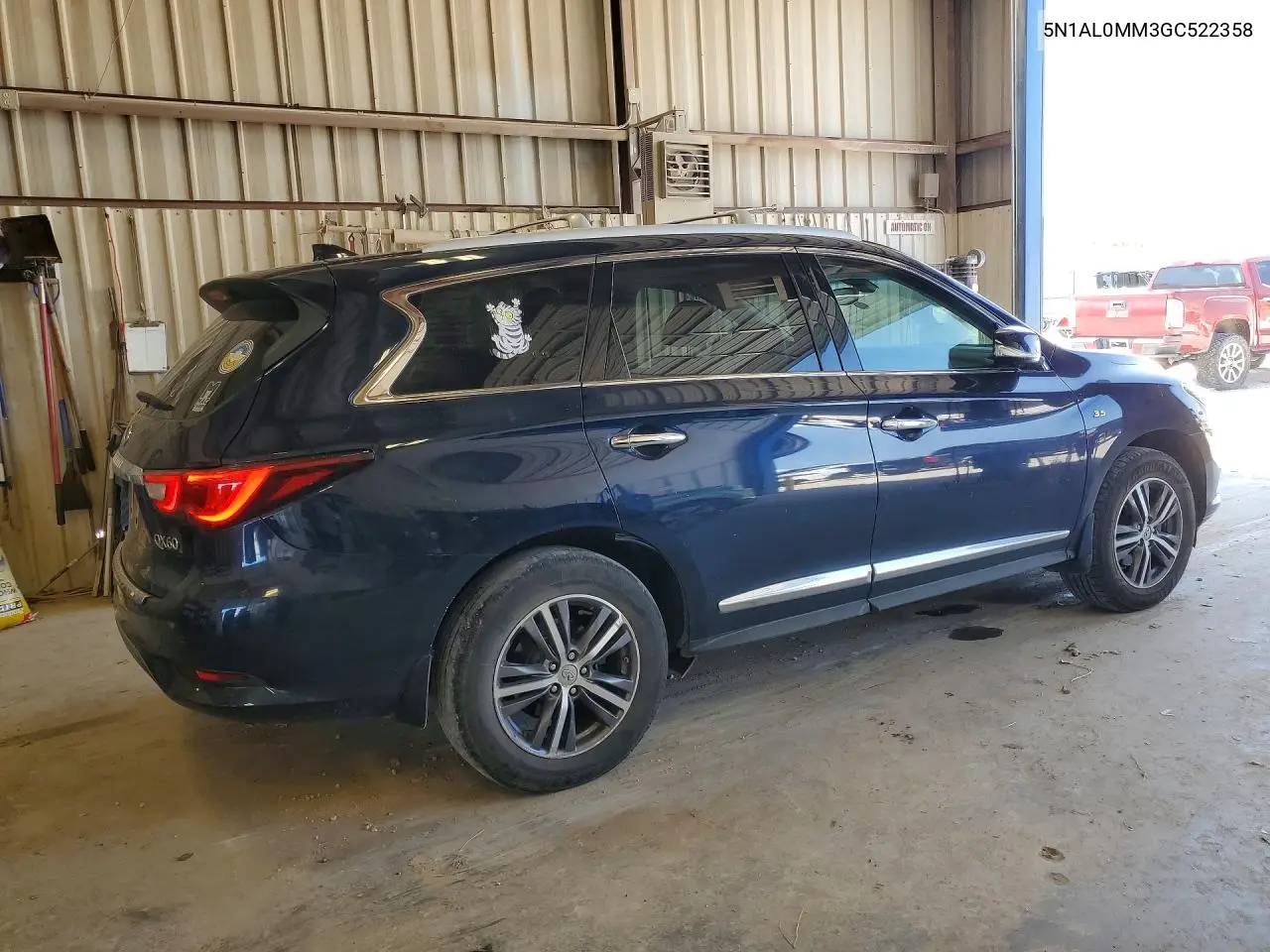 2016 Infiniti Qx60 Base VIN: 5N1AL0MM3GC522358 Lot: 60087726