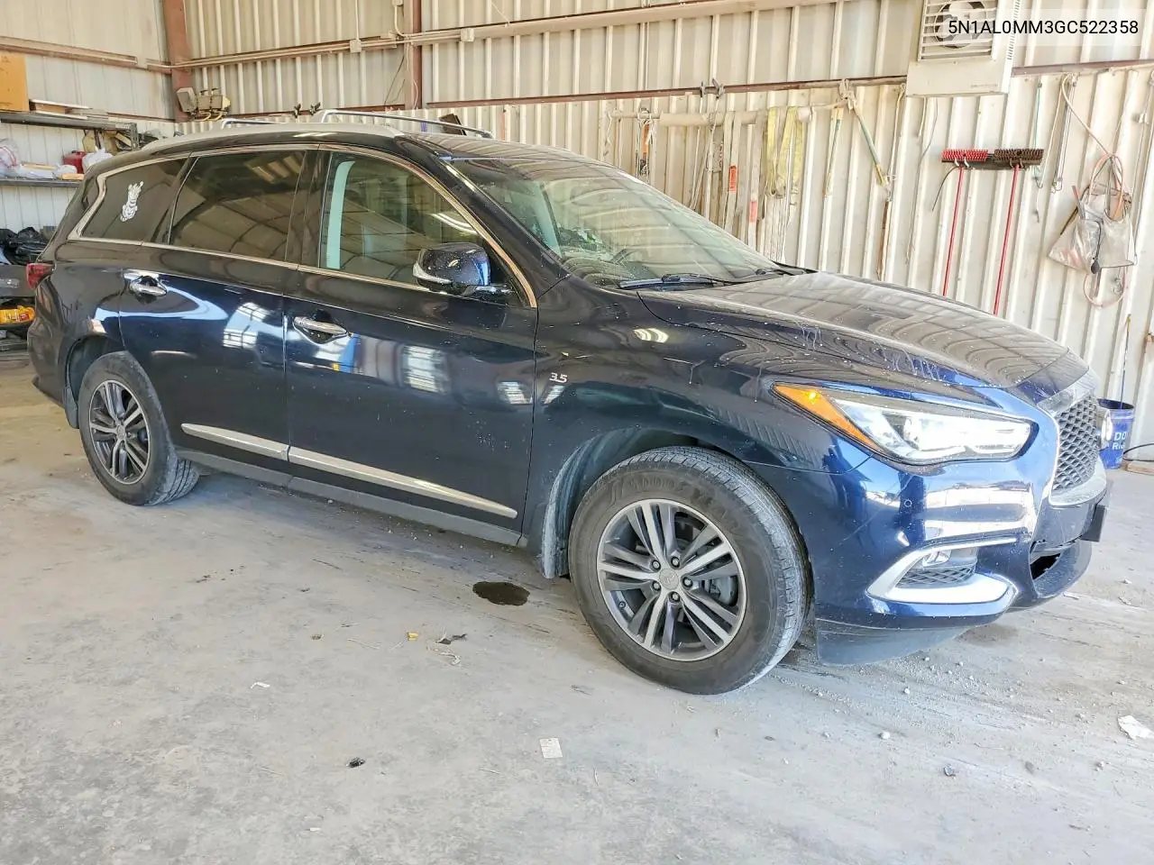 2016 Infiniti Qx60 Base VIN: 5N1AL0MM3GC522358 Lot: 60087726