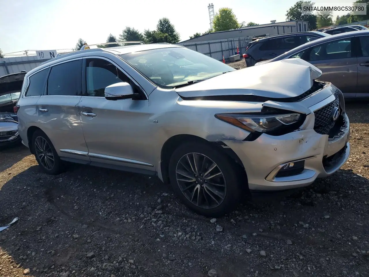 2016 Infiniti Qx60 Base VIN: 5N1AL0MM8GC530780 Lot: 60581506