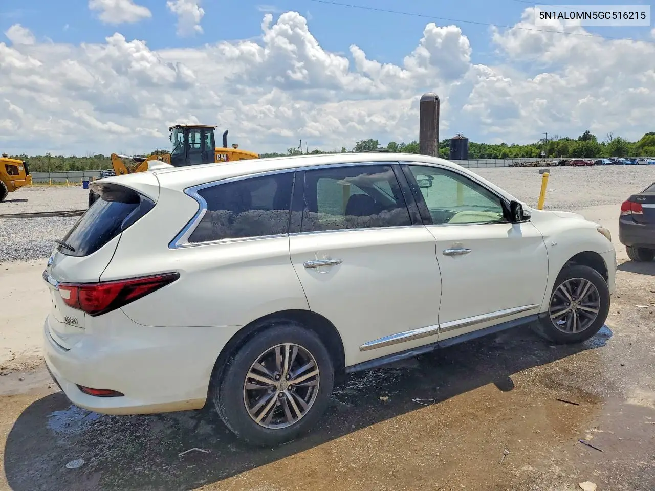 2016 Infiniti Qx60 Base VIN: 5N1AL0MN5GC516215 Lot: 60834726