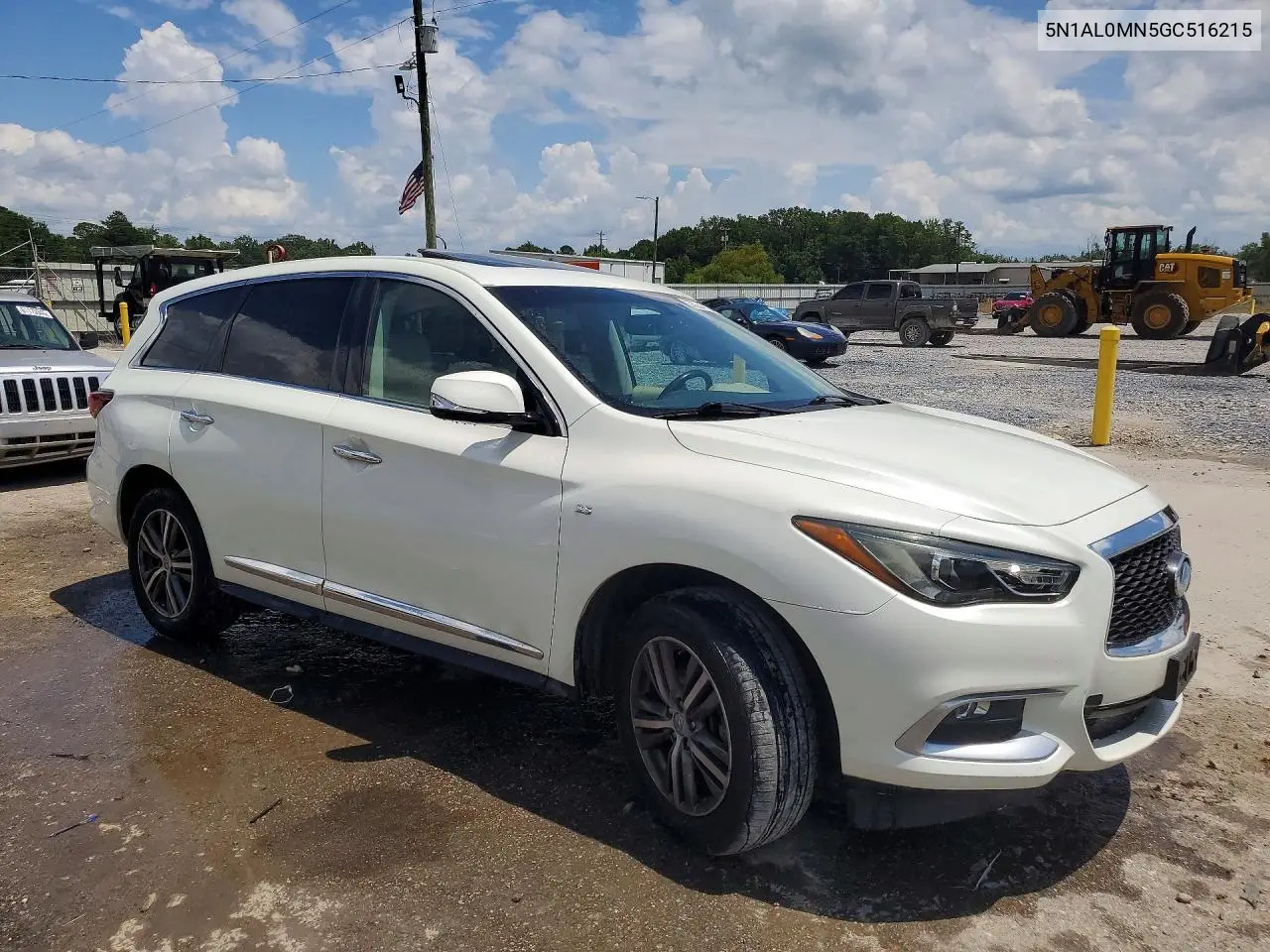 2016 Infiniti Qx60 Base VIN: 5N1AL0MN5GC516215 Lot: 60834726