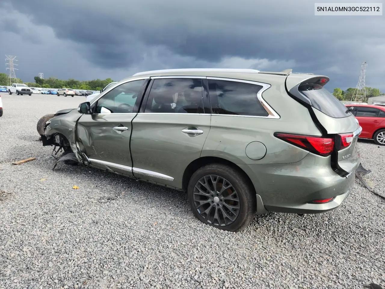 2016 Infiniti Qx60 Base VIN: 5N1AL0MN3GC522112 Lot: 60891426