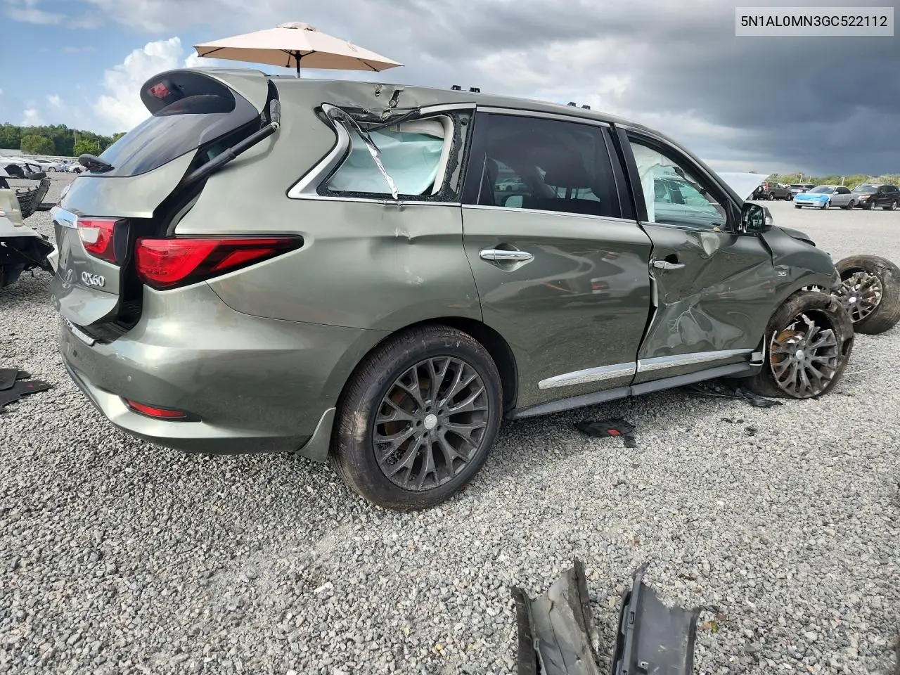 2016 Infiniti Qx60 Base VIN: 5N1AL0MN3GC522112 Lot: 60891426