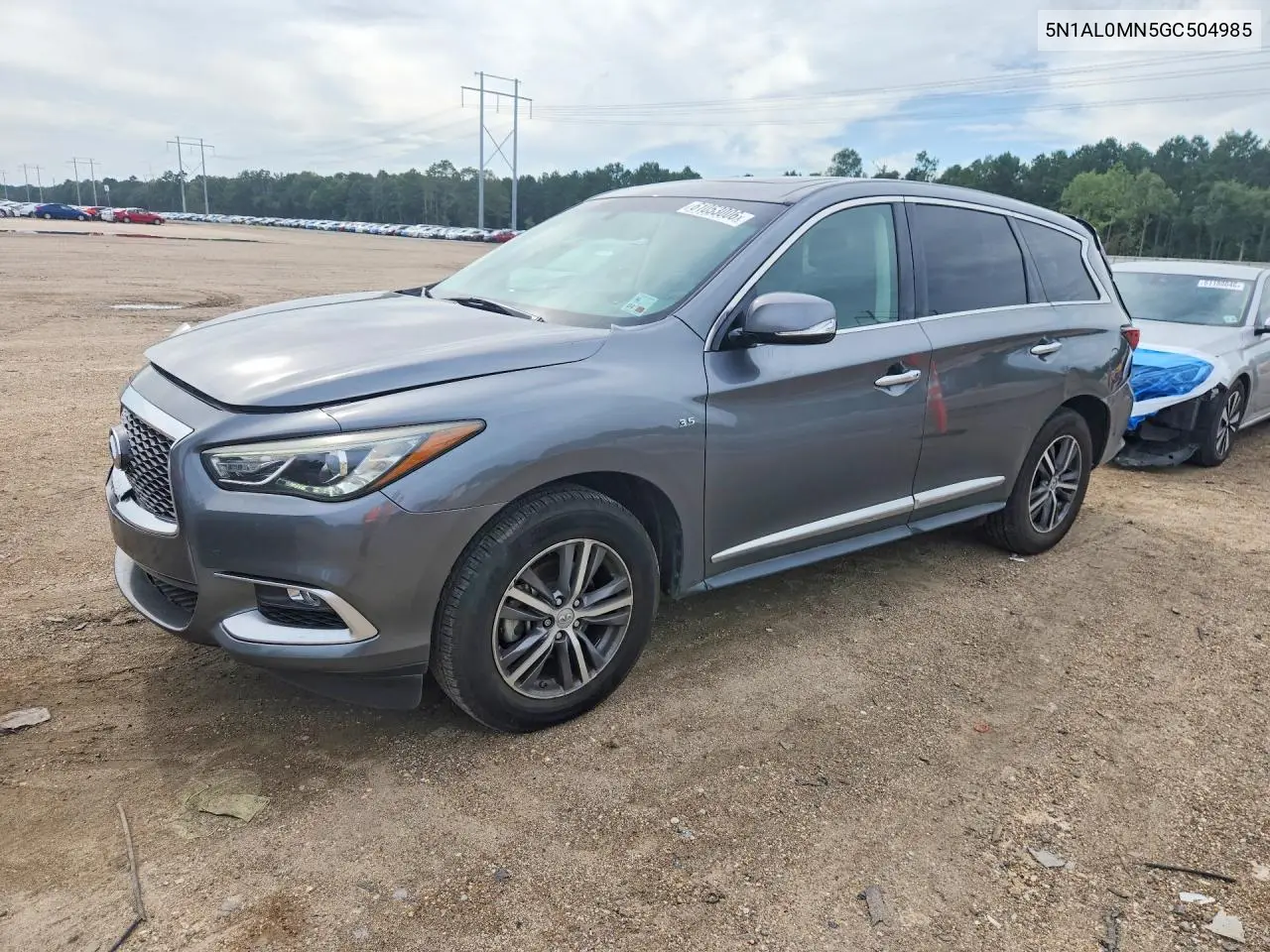 2016 Infiniti Qx60 Base VIN: 5N1AL0MN5GC504985 Lot: 61053006