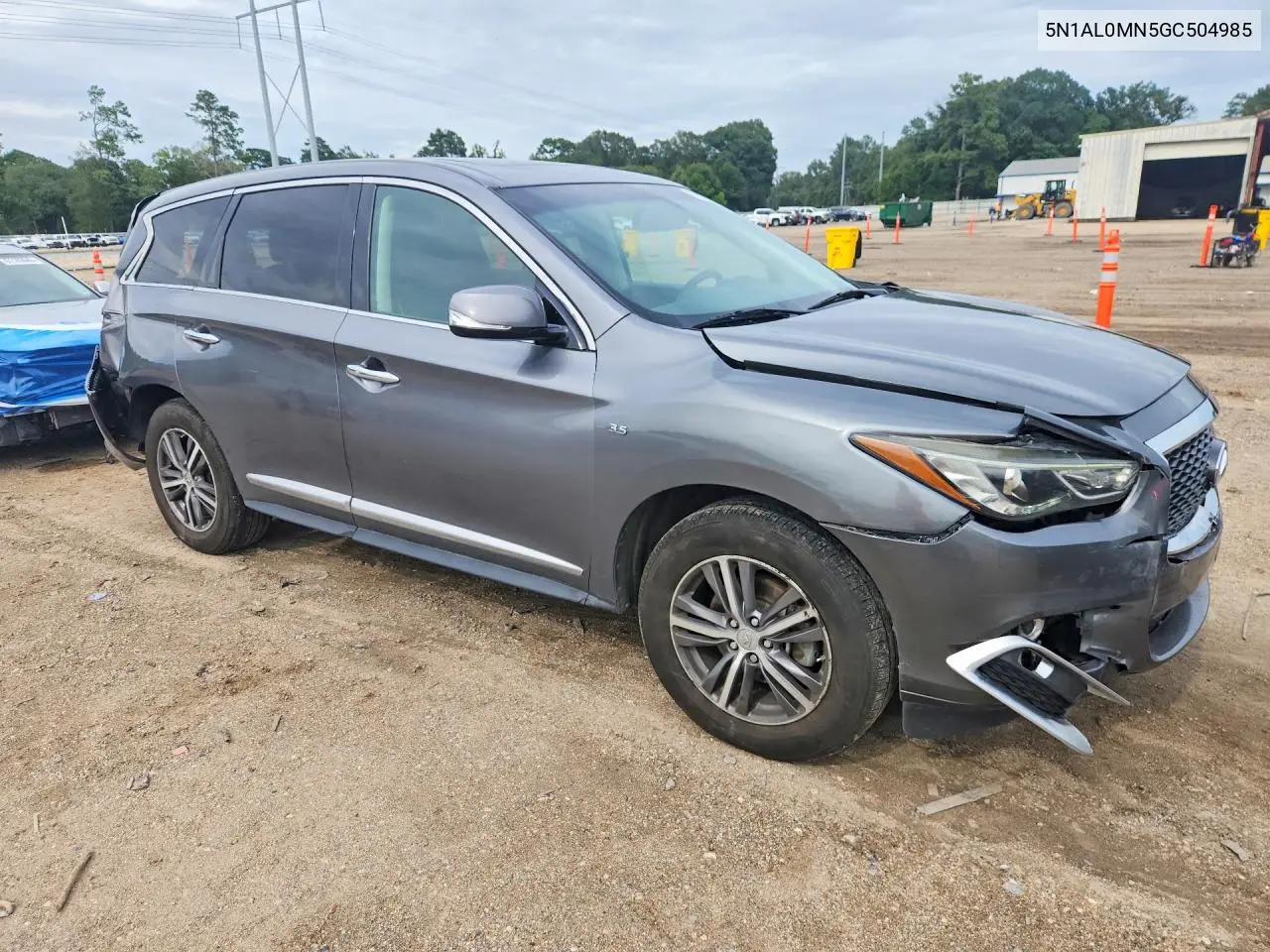 2016 Infiniti Qx60 Base VIN: 5N1AL0MN5GC504985 Lot: 61053006