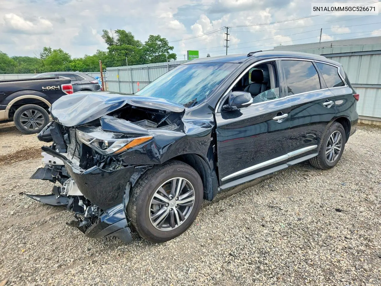 2016 Infiniti Qx60 Base VIN: 5N1AL0MM5GC526671 Lot: 61688346