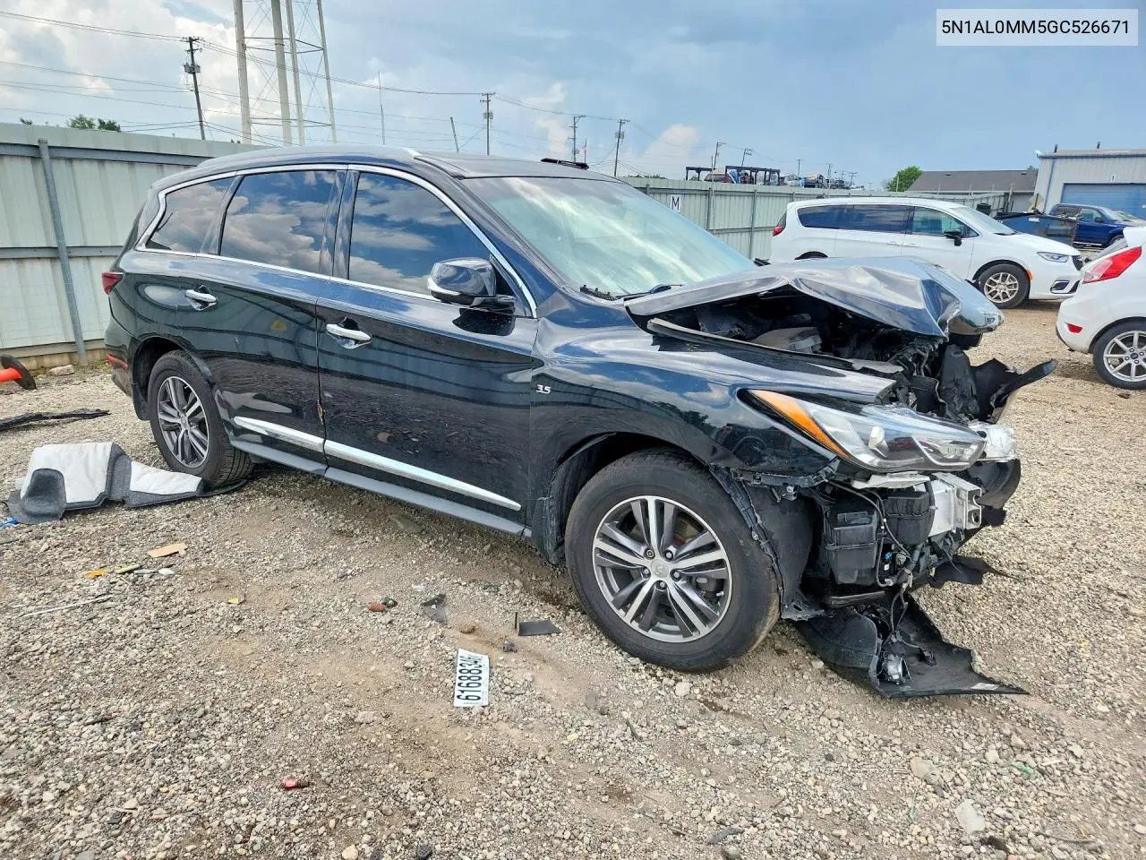 2016 Infiniti Qx60 Base VIN: 5N1AL0MM5GC526671 Lot: 61688346
