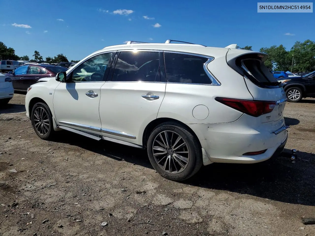 2017 Infiniti Qx60 Base VIN: 5N1DL0MN2HC514954 Lot: 57143116