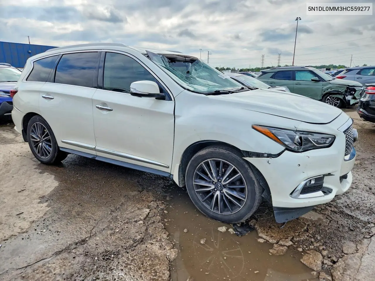 2017 Infiniti Qx60 Base VIN: 5N1DL0MM3HC559277 Lot: 58938046